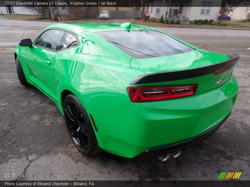 Krypton Green / Jet Black 2017 Chevrolet Camaro LT Coupe