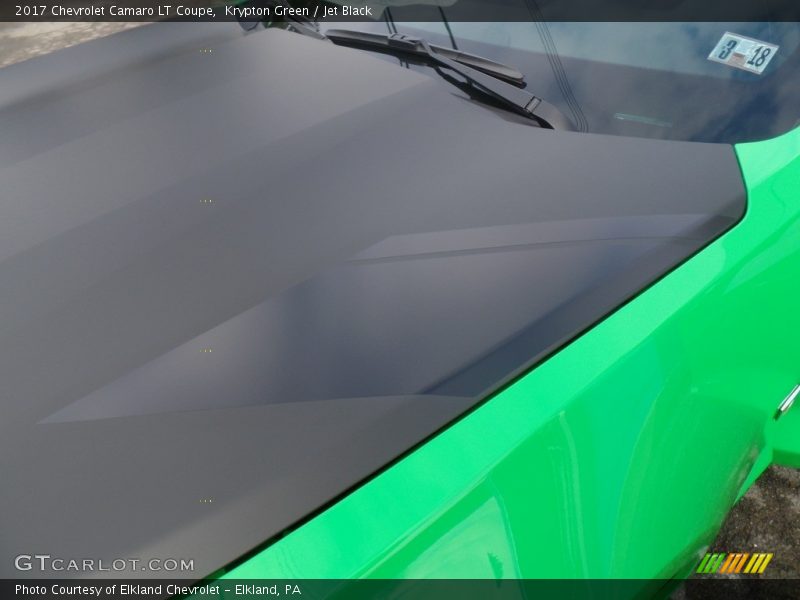 Krypton Green / Jet Black 2017 Chevrolet Camaro LT Coupe