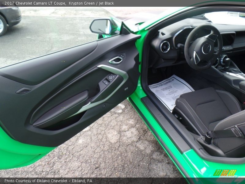 Krypton Green / Jet Black 2017 Chevrolet Camaro LT Coupe