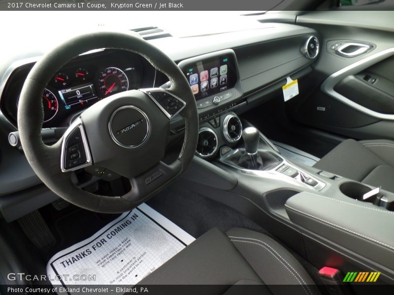 Krypton Green / Jet Black 2017 Chevrolet Camaro LT Coupe