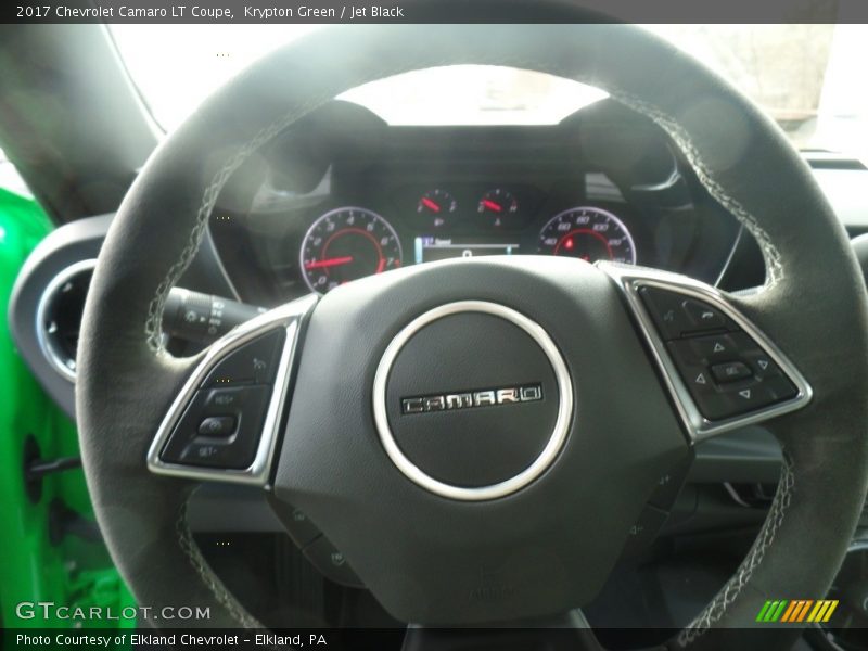 Krypton Green / Jet Black 2017 Chevrolet Camaro LT Coupe