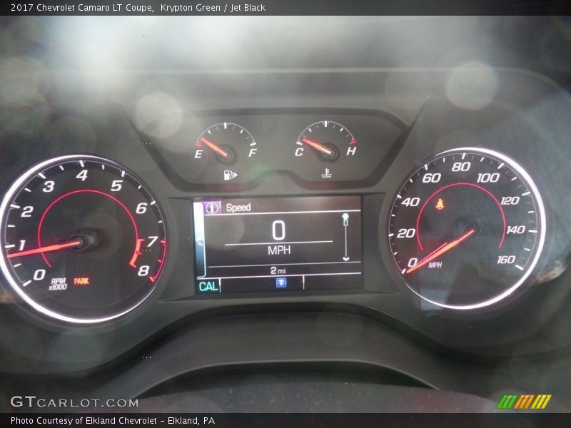 Krypton Green / Jet Black 2017 Chevrolet Camaro LT Coupe