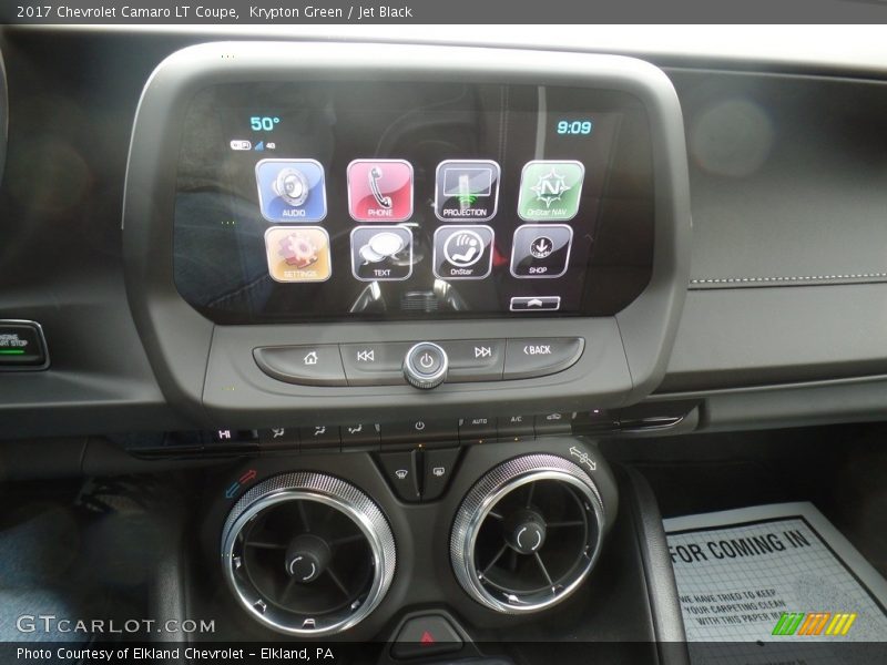 Krypton Green / Jet Black 2017 Chevrolet Camaro LT Coupe