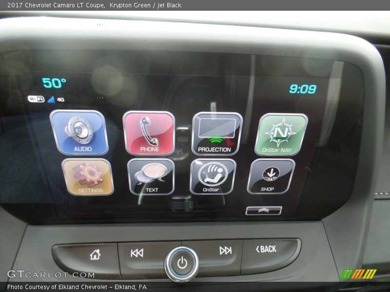 Krypton Green / Jet Black 2017 Chevrolet Camaro LT Coupe