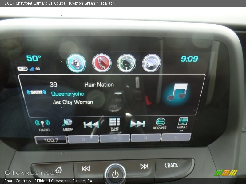 Krypton Green / Jet Black 2017 Chevrolet Camaro LT Coupe