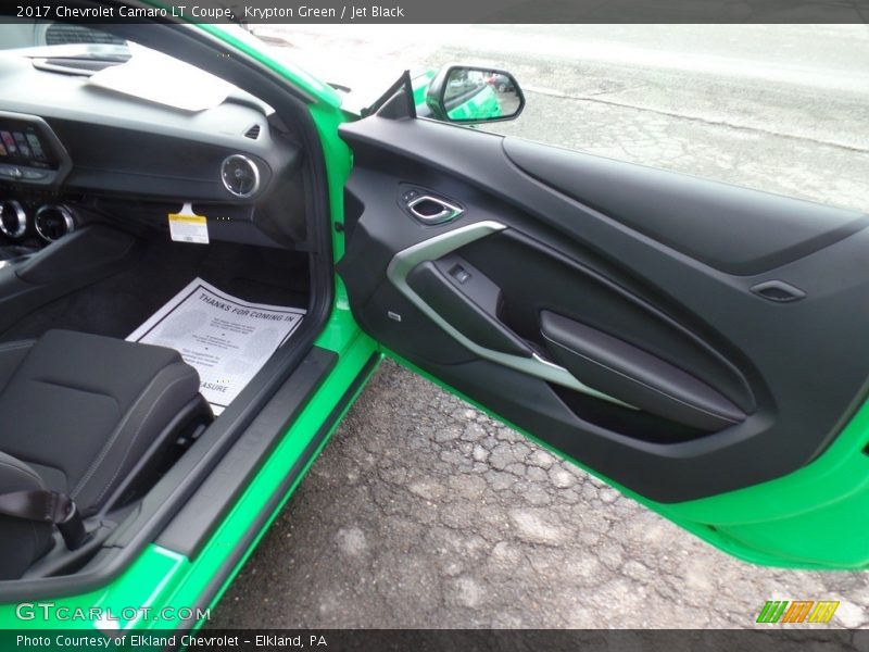 Krypton Green / Jet Black 2017 Chevrolet Camaro LT Coupe
