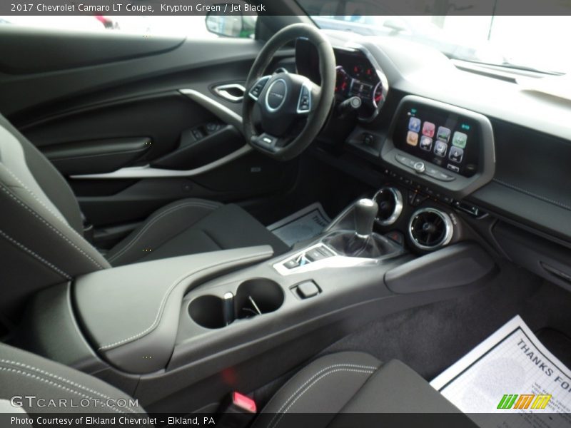 Krypton Green / Jet Black 2017 Chevrolet Camaro LT Coupe