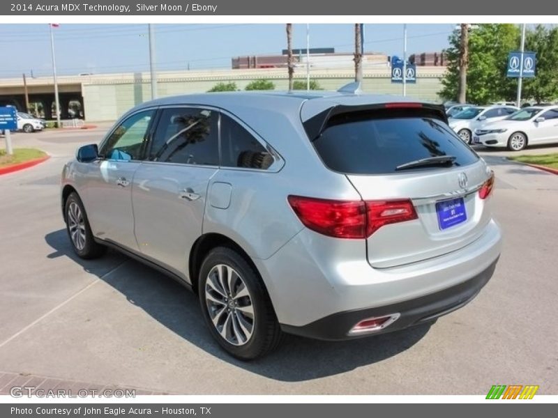 Silver Moon / Ebony 2014 Acura MDX Technology
