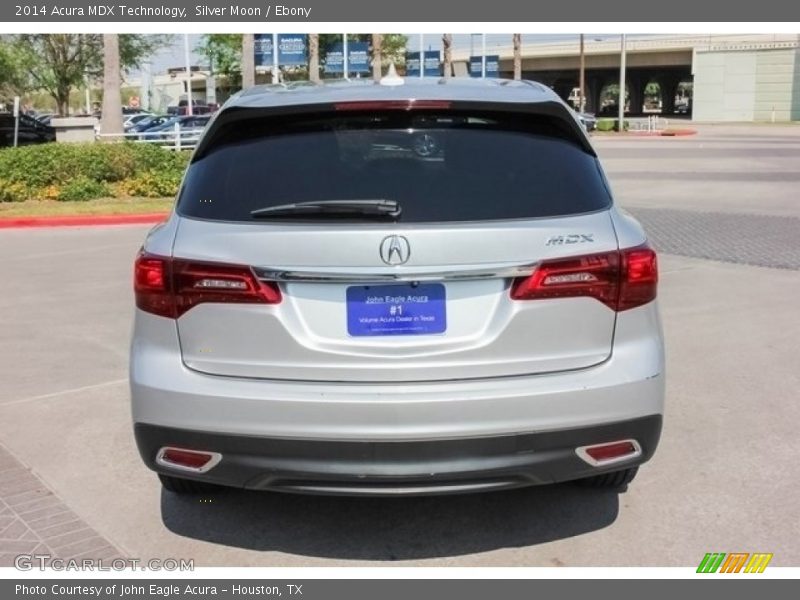 Silver Moon / Ebony 2014 Acura MDX Technology