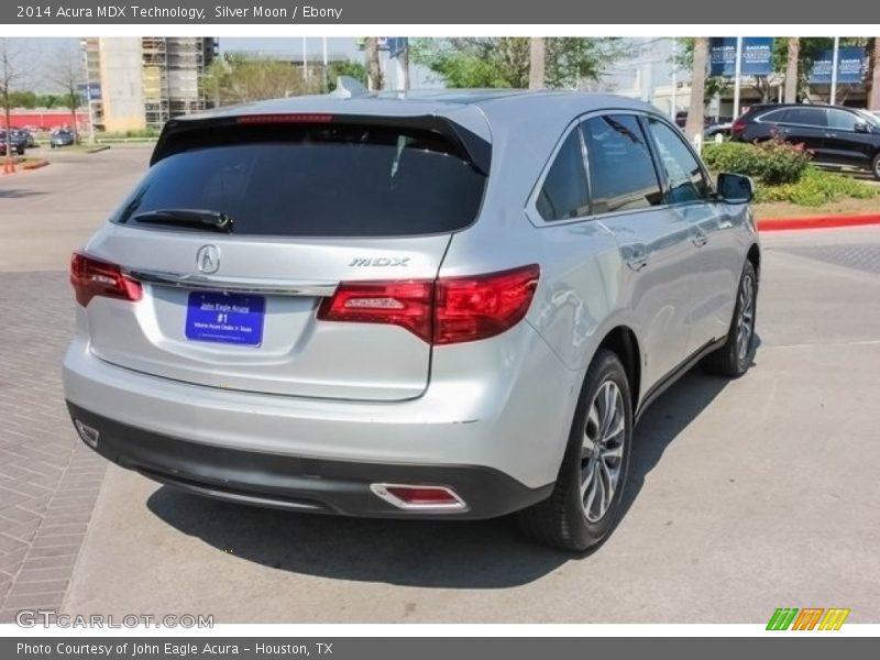 Silver Moon / Ebony 2014 Acura MDX Technology
