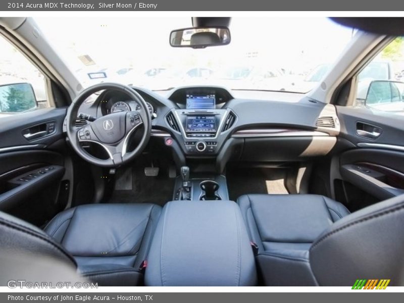 Silver Moon / Ebony 2014 Acura MDX Technology