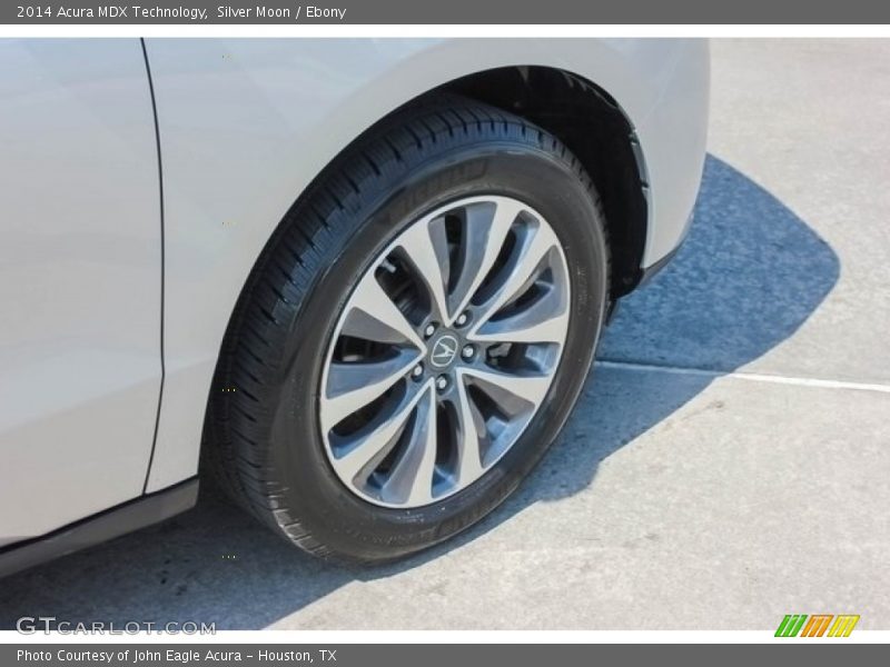 Silver Moon / Ebony 2014 Acura MDX Technology