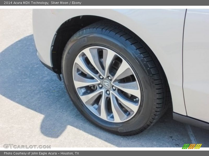 Silver Moon / Ebony 2014 Acura MDX Technology