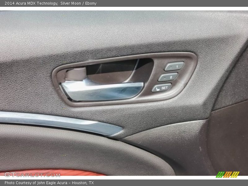 Silver Moon / Ebony 2014 Acura MDX Technology