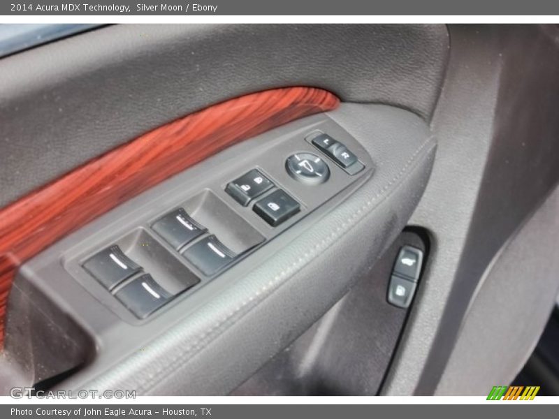 Silver Moon / Ebony 2014 Acura MDX Technology