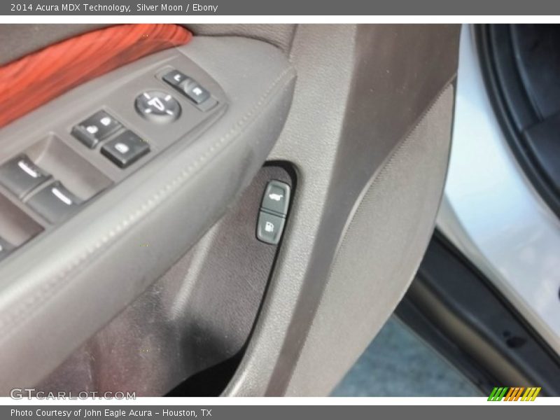 Silver Moon / Ebony 2014 Acura MDX Technology
