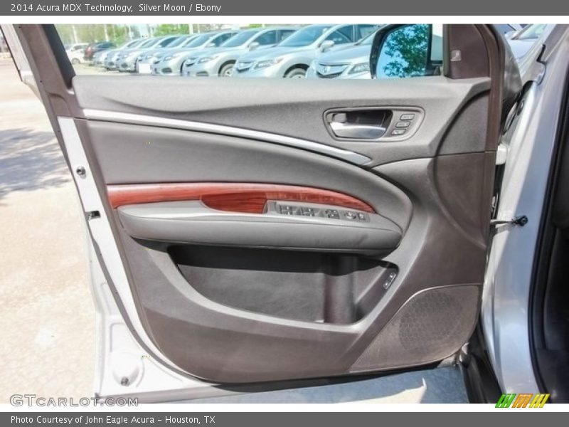 Silver Moon / Ebony 2014 Acura MDX Technology