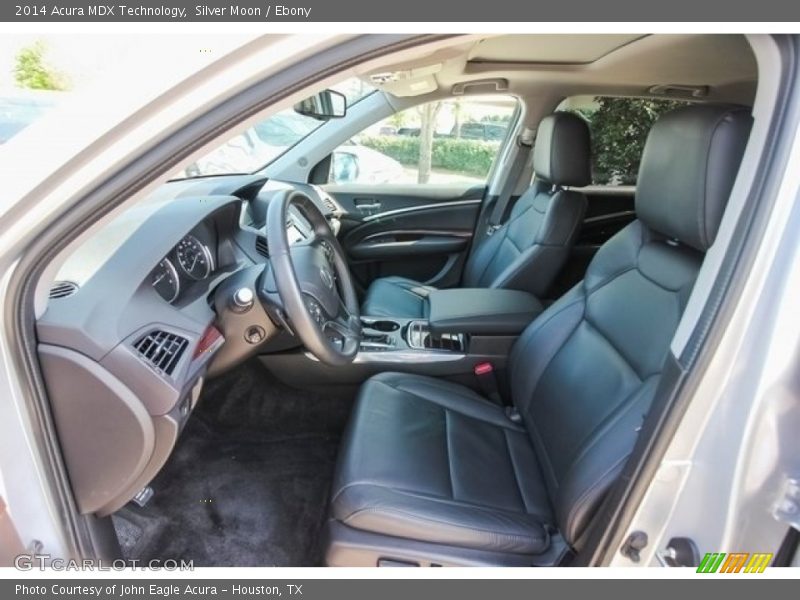 Silver Moon / Ebony 2014 Acura MDX Technology