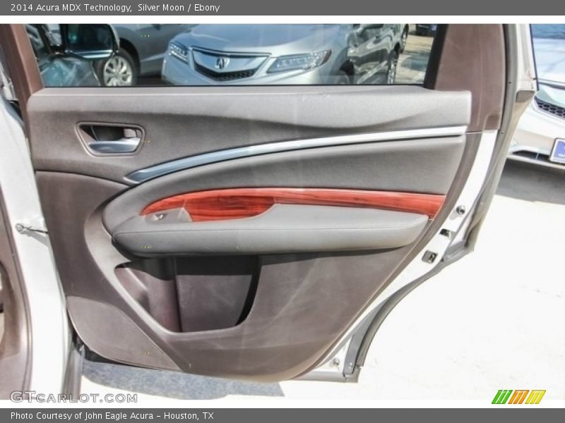 Silver Moon / Ebony 2014 Acura MDX Technology