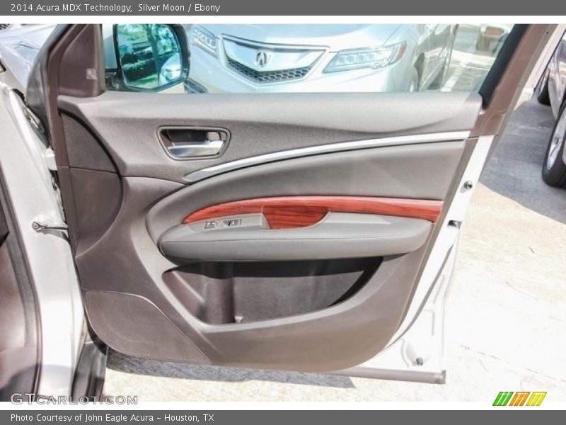 Silver Moon / Ebony 2014 Acura MDX Technology