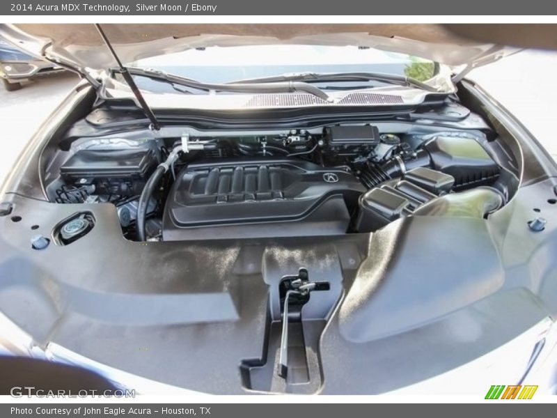Silver Moon / Ebony 2014 Acura MDX Technology
