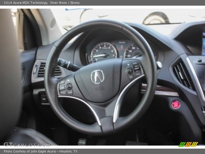 Silver Moon / Ebony 2014 Acura MDX Technology