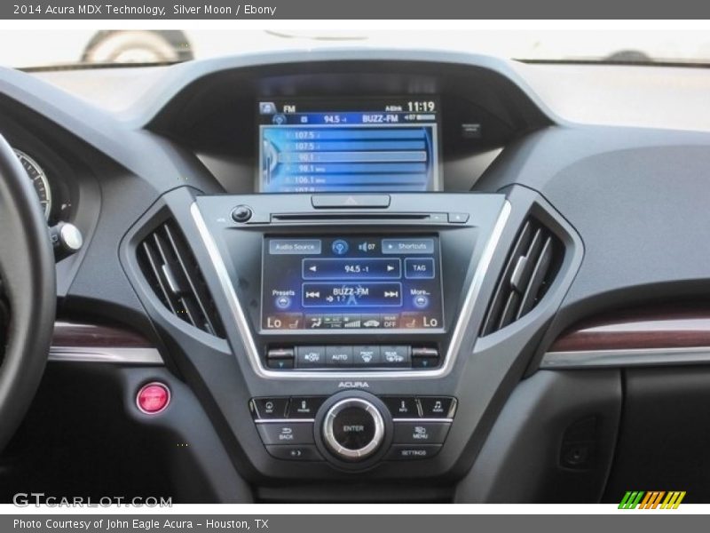Silver Moon / Ebony 2014 Acura MDX Technology