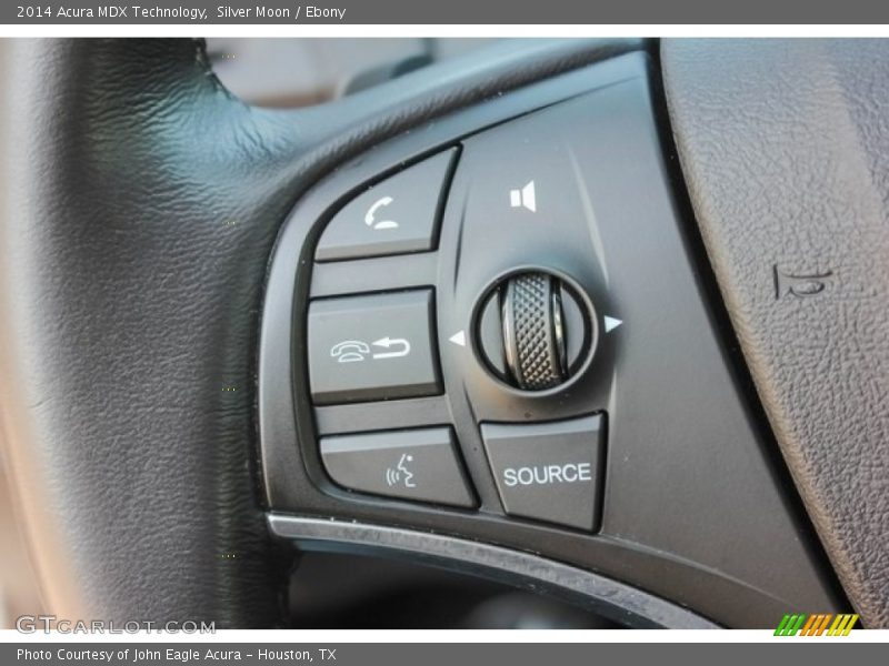Silver Moon / Ebony 2014 Acura MDX Technology