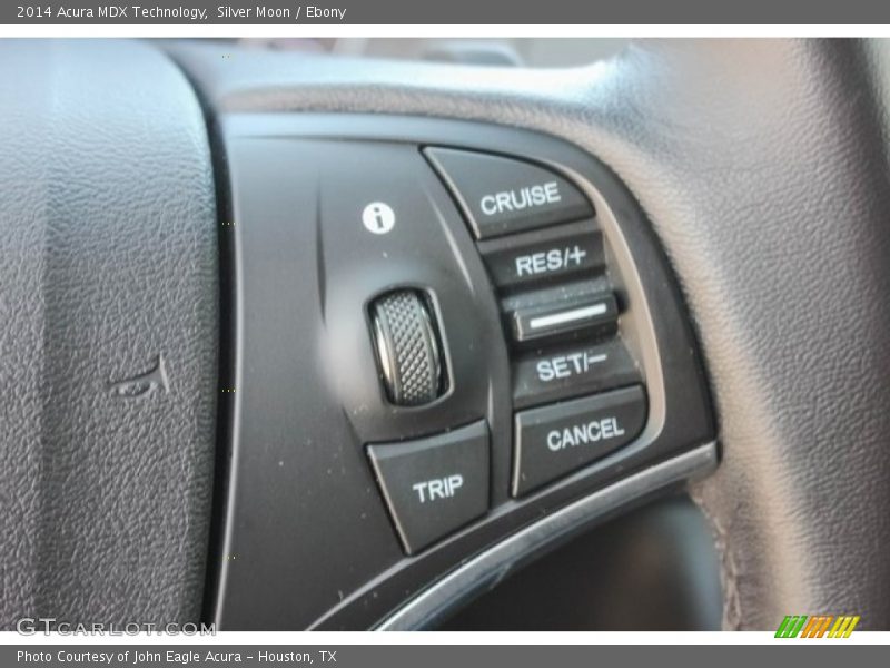 Silver Moon / Ebony 2014 Acura MDX Technology