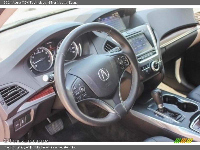 Silver Moon / Ebony 2014 Acura MDX Technology