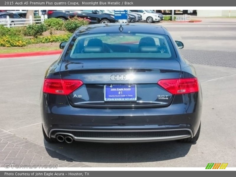 Moonlight Blue Metallic / Black 2015 Audi A5 Premium Plus quattro Coupe