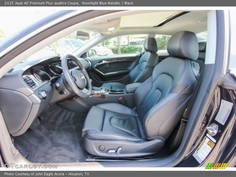 Moonlight Blue Metallic / Black 2015 Audi A5 Premium Plus quattro Coupe