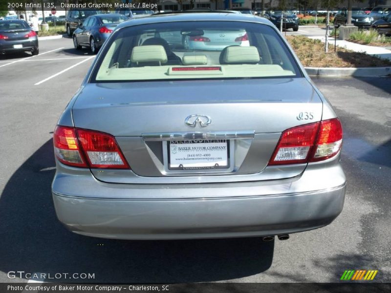 Diamond Graphite Metallic / Beige 2004 Infiniti I 35