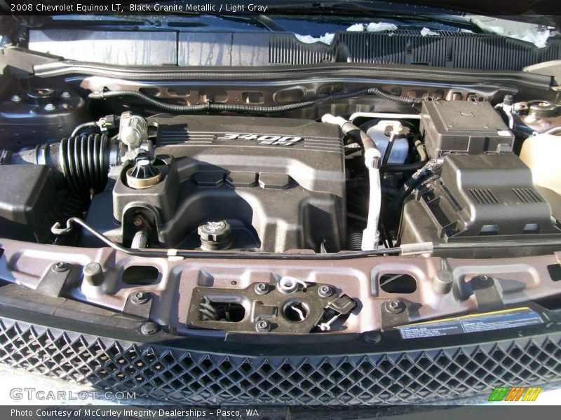 Black Granite Metallic / Light Gray 2008 Chevrolet Equinox LT