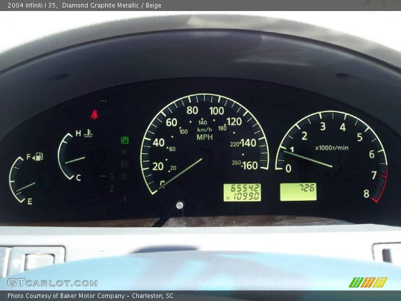 Diamond Graphite Metallic / Beige 2004 Infiniti I 35