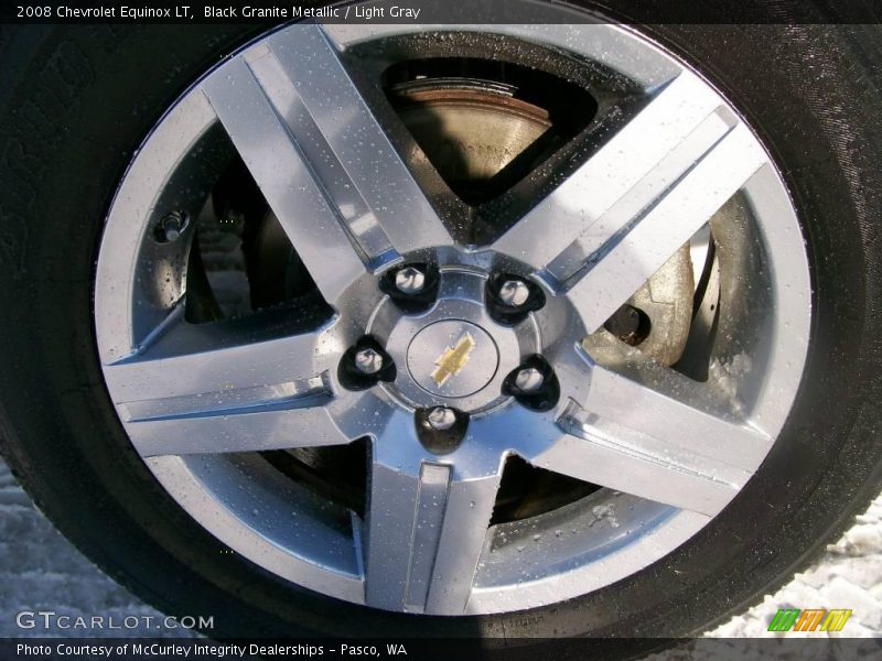 Black Granite Metallic / Light Gray 2008 Chevrolet Equinox LT
