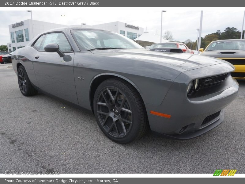 Destroyer Grey / Black 2017 Dodge Challenger R/T