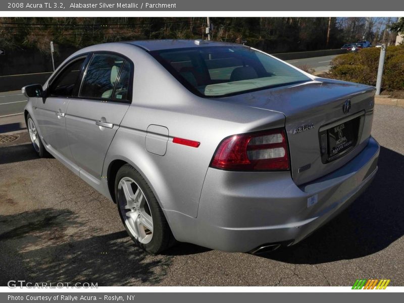 Alabaster Silver Metallic / Parchment 2008 Acura TL 3.2