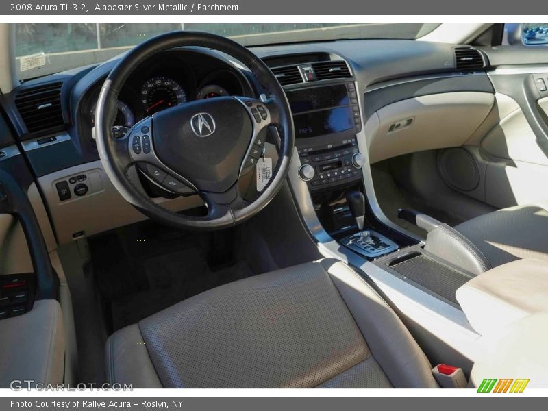 Alabaster Silver Metallic / Parchment 2008 Acura TL 3.2
