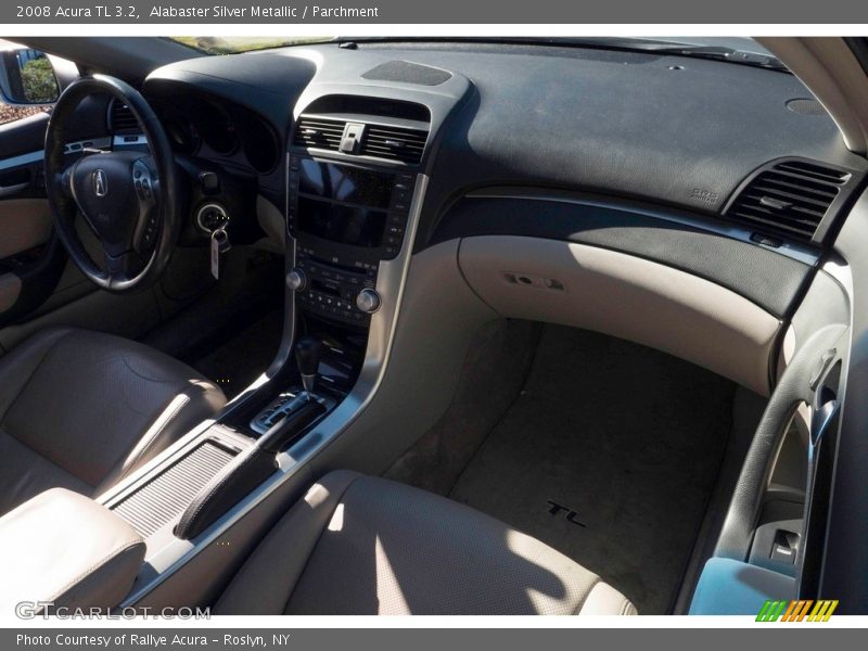 Alabaster Silver Metallic / Parchment 2008 Acura TL 3.2