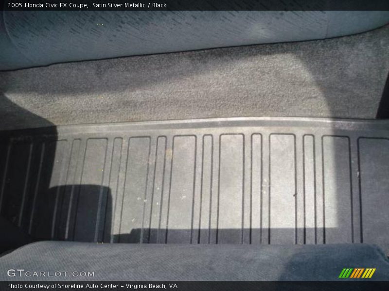 Satin Silver Metallic / Black 2005 Honda Civic EX Coupe