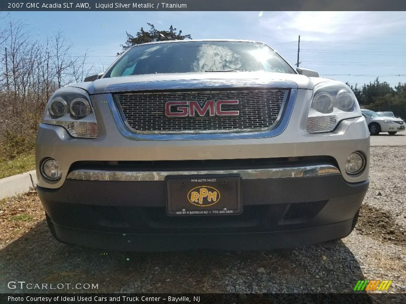 Liquid Silver Metallic / Titanium 2007 GMC Acadia SLT AWD