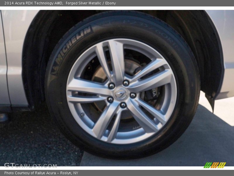 Forged Silver Metallic / Ebony 2014 Acura RDX Technology AWD