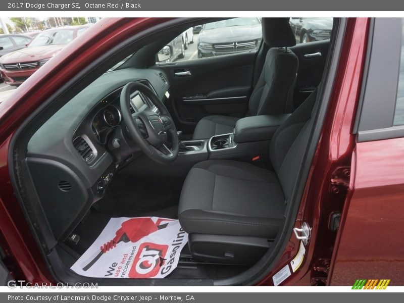 Octane Red / Black 2017 Dodge Charger SE