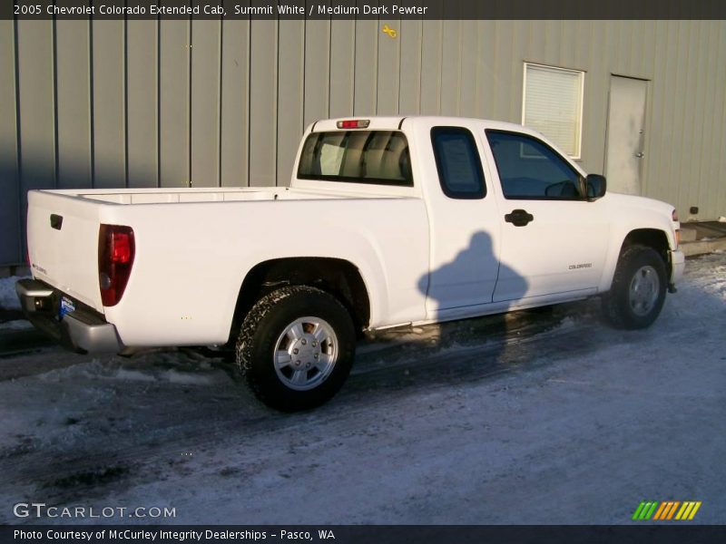 Summit White / Medium Dark Pewter 2005 Chevrolet Colorado Extended Cab