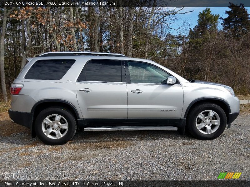 Liquid Silver Metallic / Titanium 2007 GMC Acadia SLT AWD