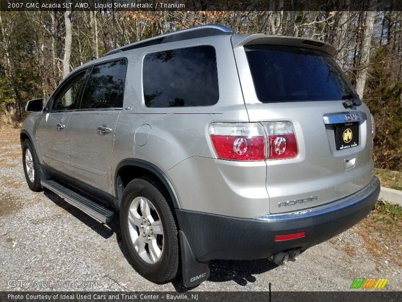 Liquid Silver Metallic / Titanium 2007 GMC Acadia SLT AWD