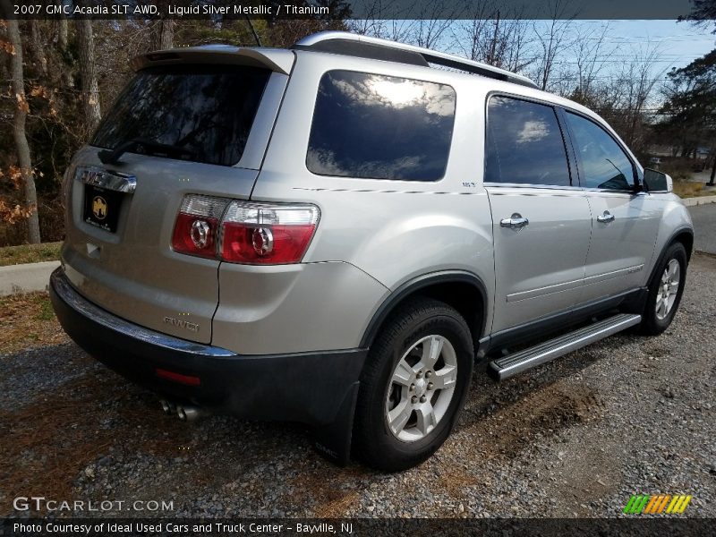 Liquid Silver Metallic / Titanium 2007 GMC Acadia SLT AWD