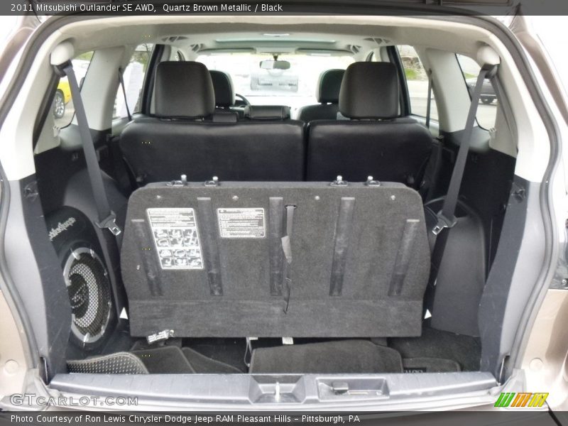 Quartz Brown Metallic / Black 2011 Mitsubishi Outlander SE AWD