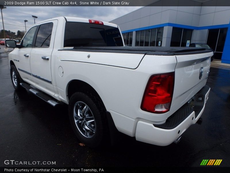 Stone White / Dark Slate Gray 2009 Dodge Ram 1500 SLT Crew Cab 4x4